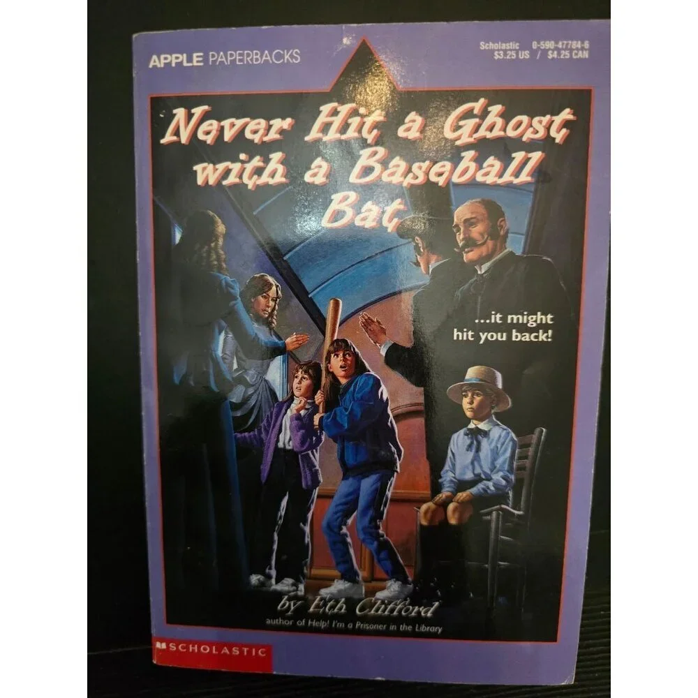 Never Hit a Ghost with a Baseball Bat by Eth Clifford Vintage Horror Paperback